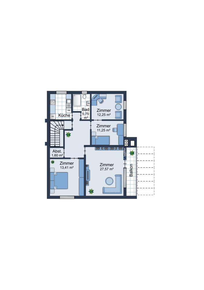 Obergeschoss Zweifamilienhaus Germering
