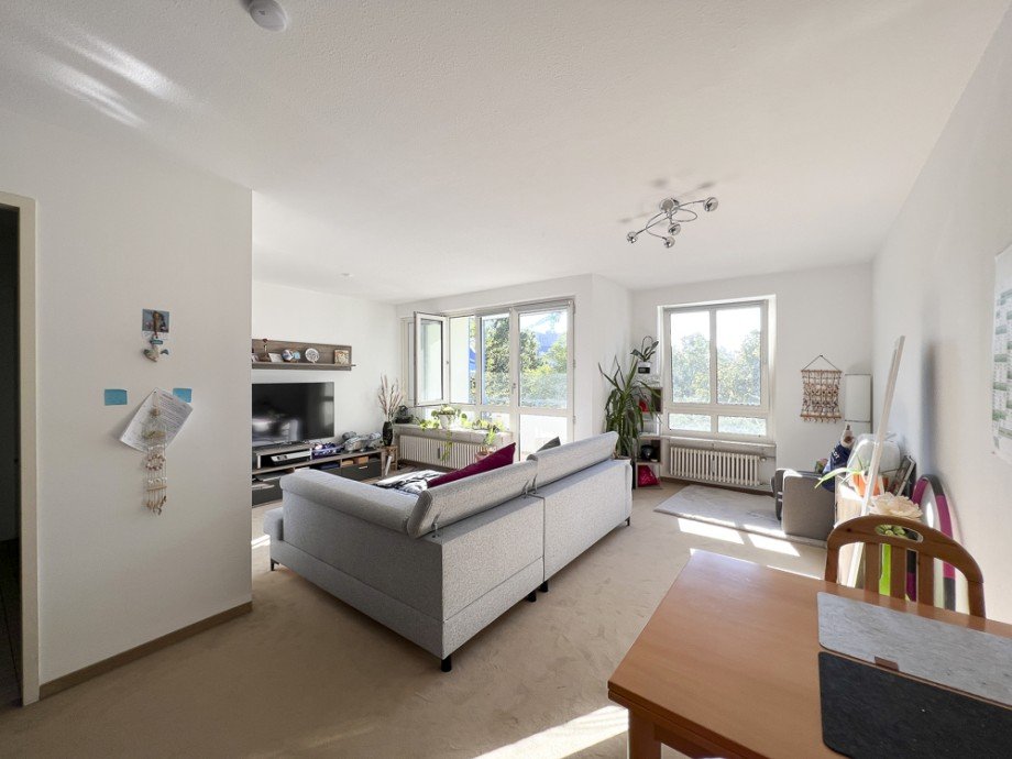 Wohnzimmer Etagenwohnung Germering