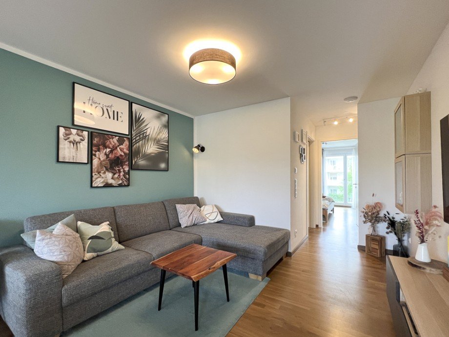 Sitzecke im Wohnzimmer Etagenwohnung Germering / Harthaus