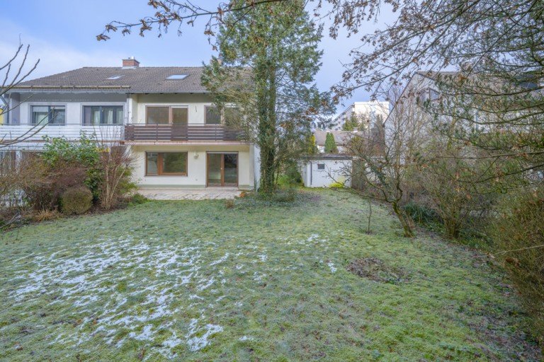 Gartenansicht F�rstenfeldbruck Doppelhaush�lfte SOPART IMMOBILIEN - Ger�umige DHH mit gro�em Grund in FFB-Buchenau - gestalten Sie Ihr neues Zuhause