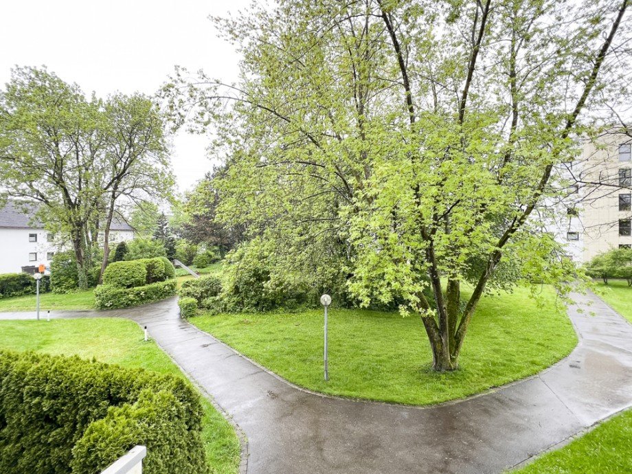 Blick vom Balkon Etagenwohnung M�nchen / Aubing