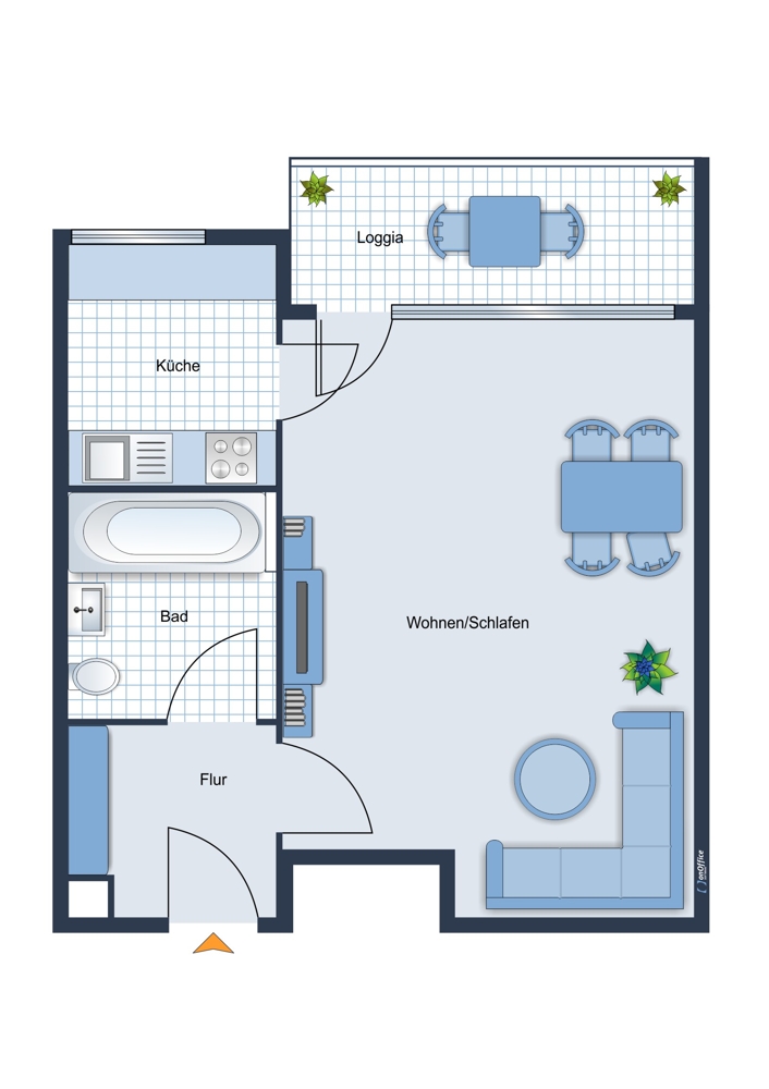 Grundriss Etagenwohnung Germering