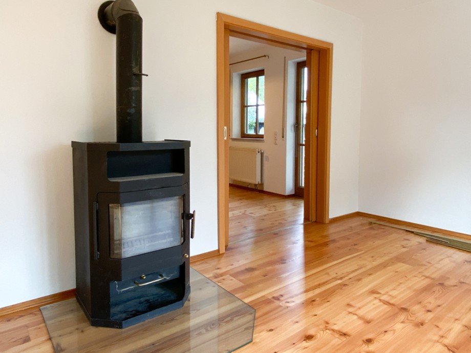 Kamin im Wohnzimmer Einfamilienhaus Germering / Harthaus