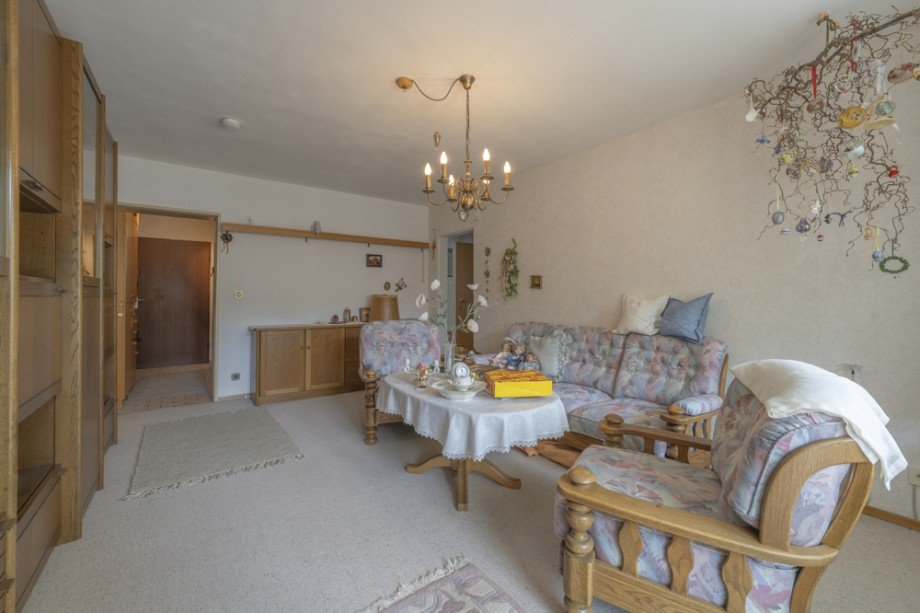 Wohnzimmer Etagenwohnung M�nchen / Kleinhadern