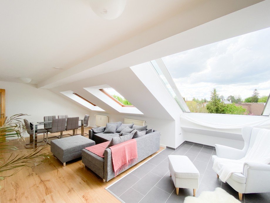 Wohnzimmer Dachgeschosswohnung Germering / Unterpfaffenhofen