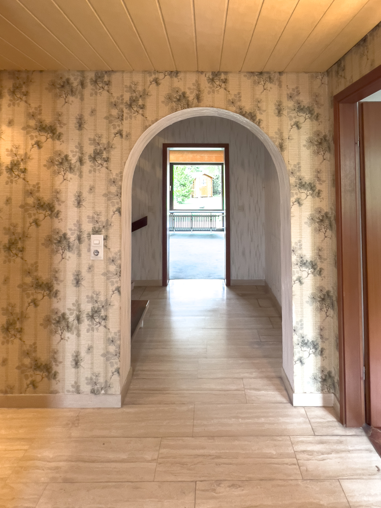 Eingangsbereich Reihenmittelhaus Alling
