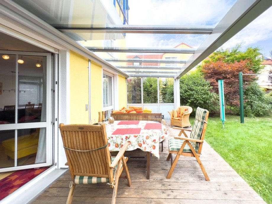 �berdachte Terrasse Reiheneckhaus Germering