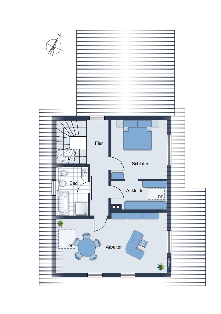 Dachgeschoss Einfamilienhaus Germering / Harthaus