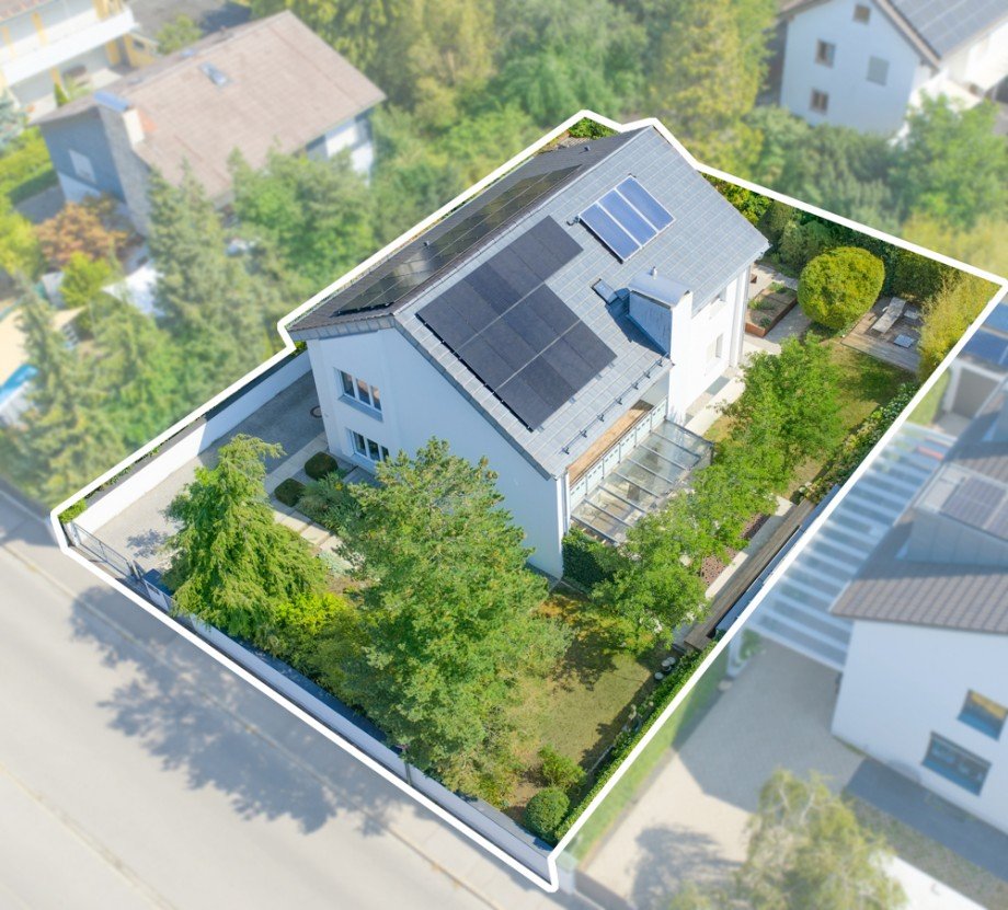 Luftbild Zweifamilienhaus Germering