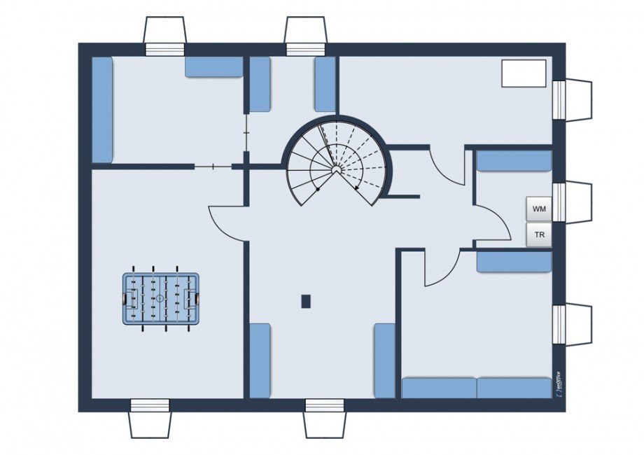 Kellergeschoss Einfamilienhaus M�nchen