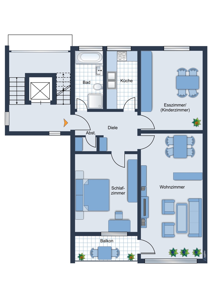 Grundriss Etagenwohnung Germering