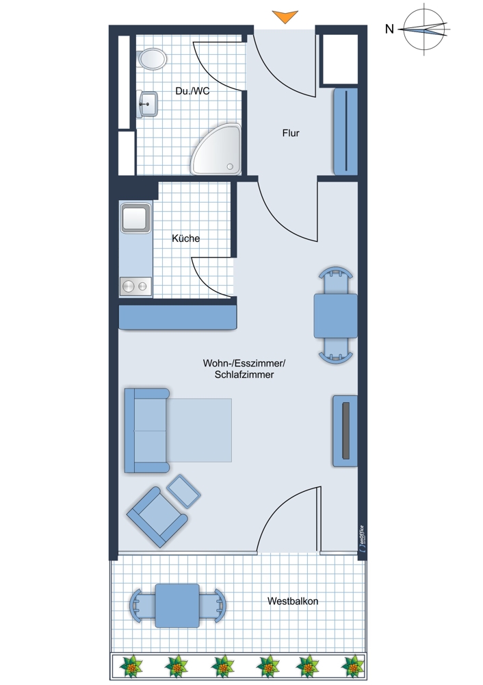 Grundriss Etagenwohnung M�nchen