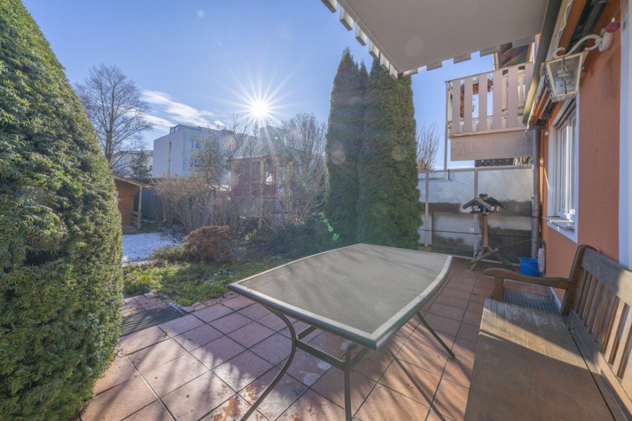 Terrasse in S�dausrichtung Reiheneckhaus Puchheim