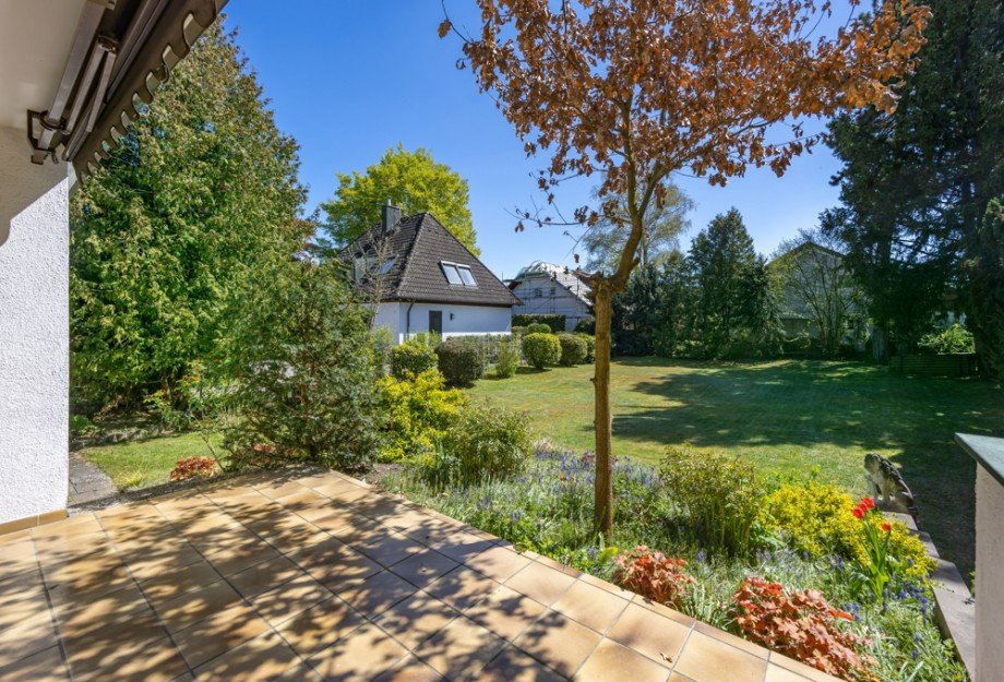Blick von der Terrasse Einfamilienhaus Puchheim / Puchheim-Bahnhof