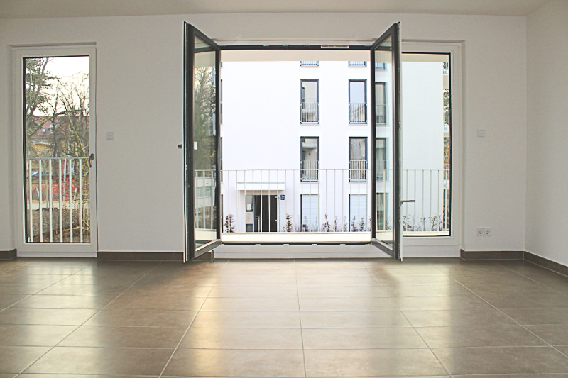 Blick auf den Balkon Etagenwohnung M�nchen / Pasing