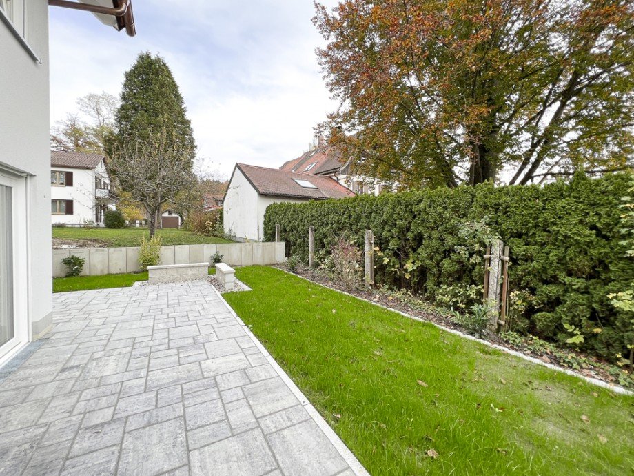 Garten Doppelhaush�lfte Gilching / Geisenbrunn
