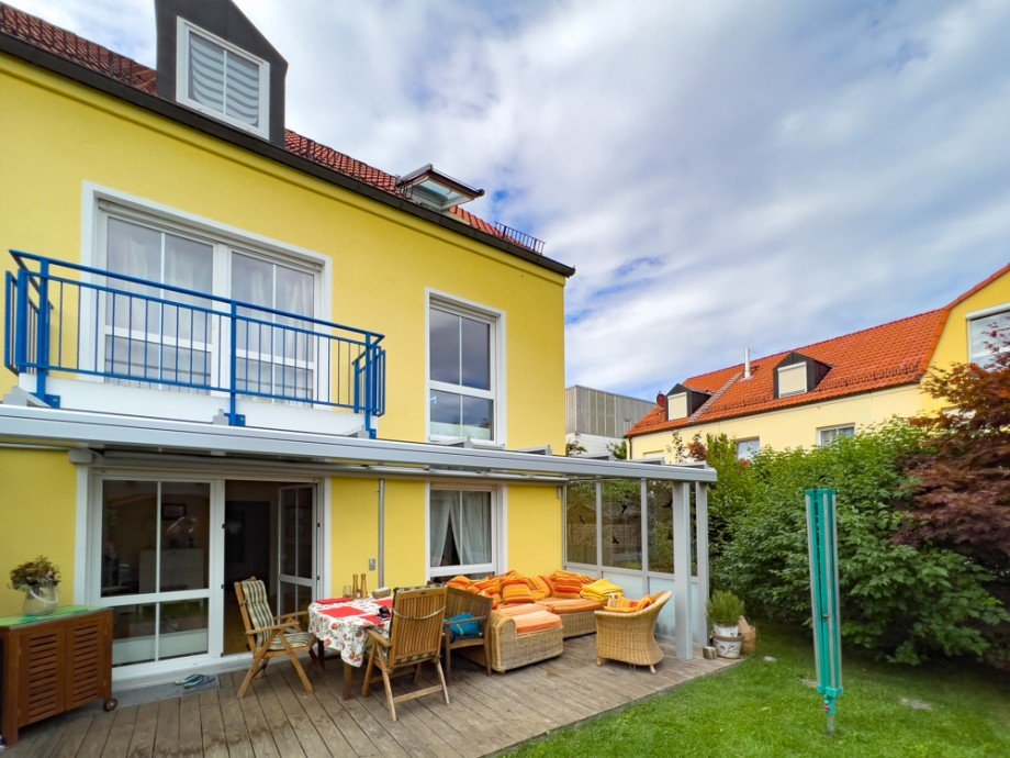 �berdachte Terrasse Reiheneckhaus Germering