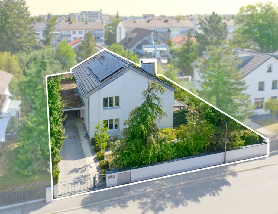 Luftbild Zweifamilienhaus Germering