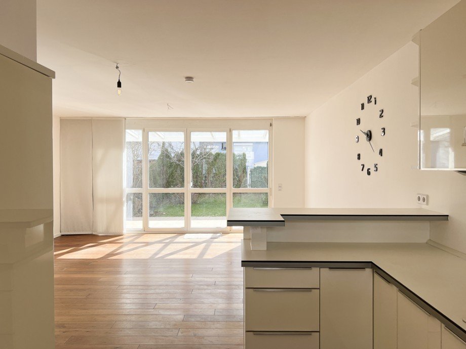 Blick aus der K�che Reihenmittelhaus Germering