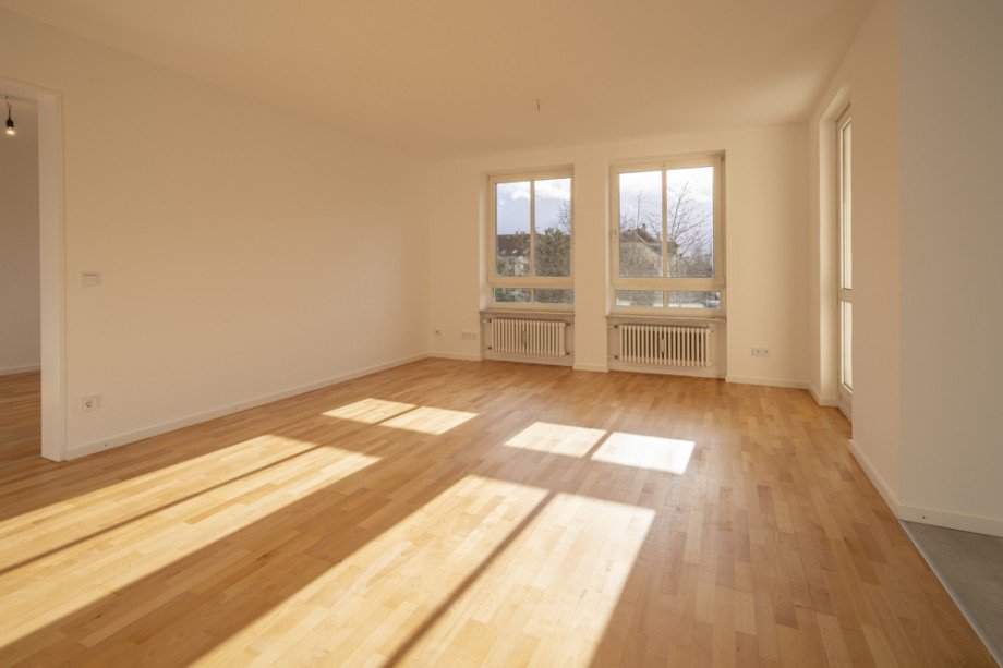 Wohnzimmer Etagenwohnung Germering