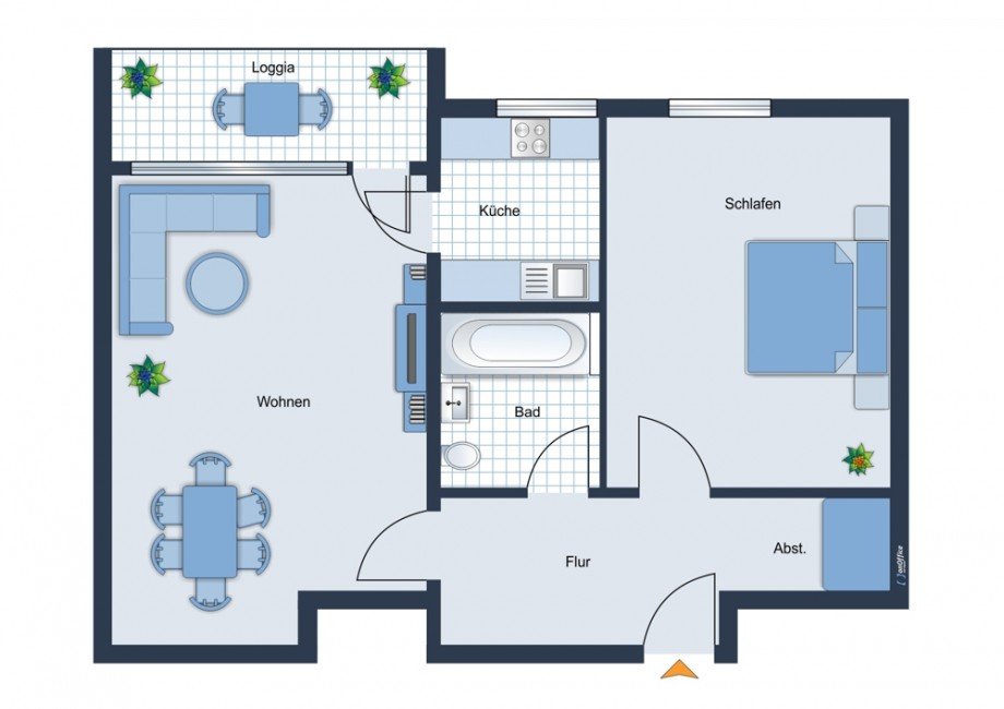 Grundriss Etagenwohnung Germering