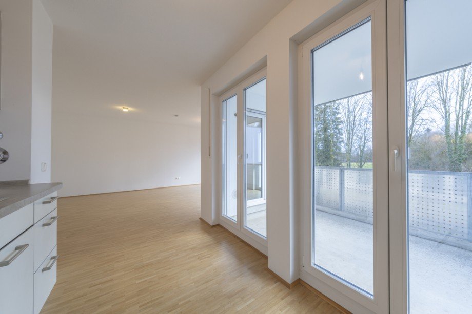 Blick aus der K�che Etagenwohnung M�nchen