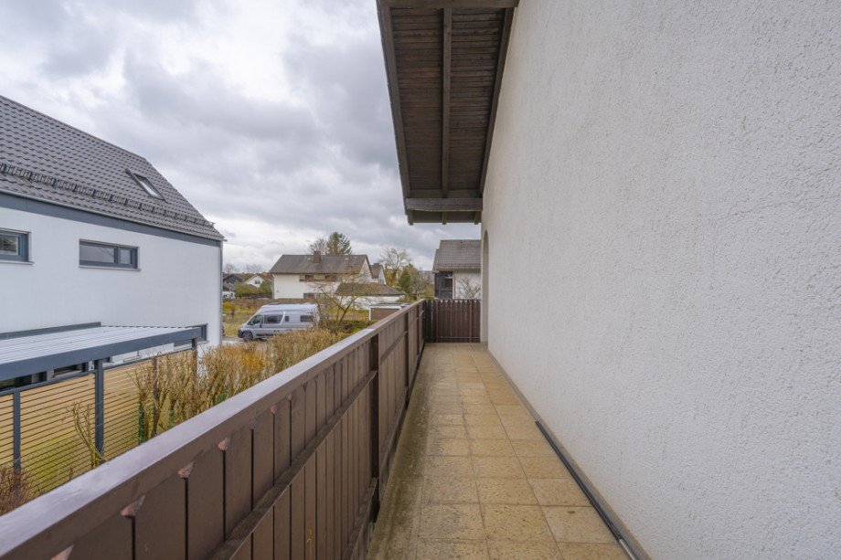 Seitlicher Balkon Einfamilienhaus Gilching