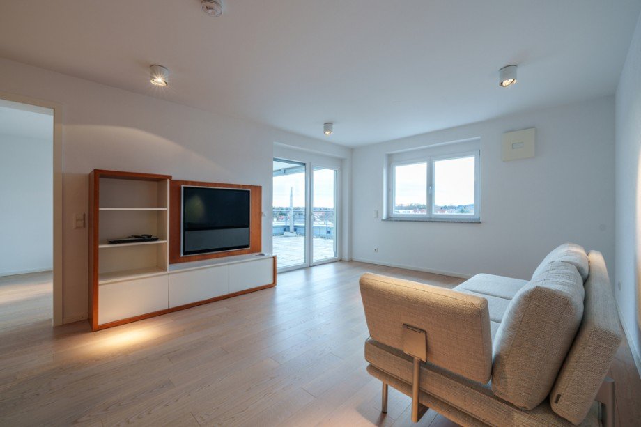 Wohnzimmer Penthousewohnung Germering