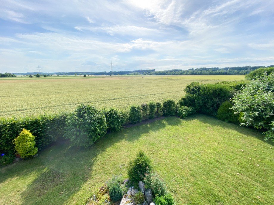 Garten vom Balkon Reiheneckhaus Germering