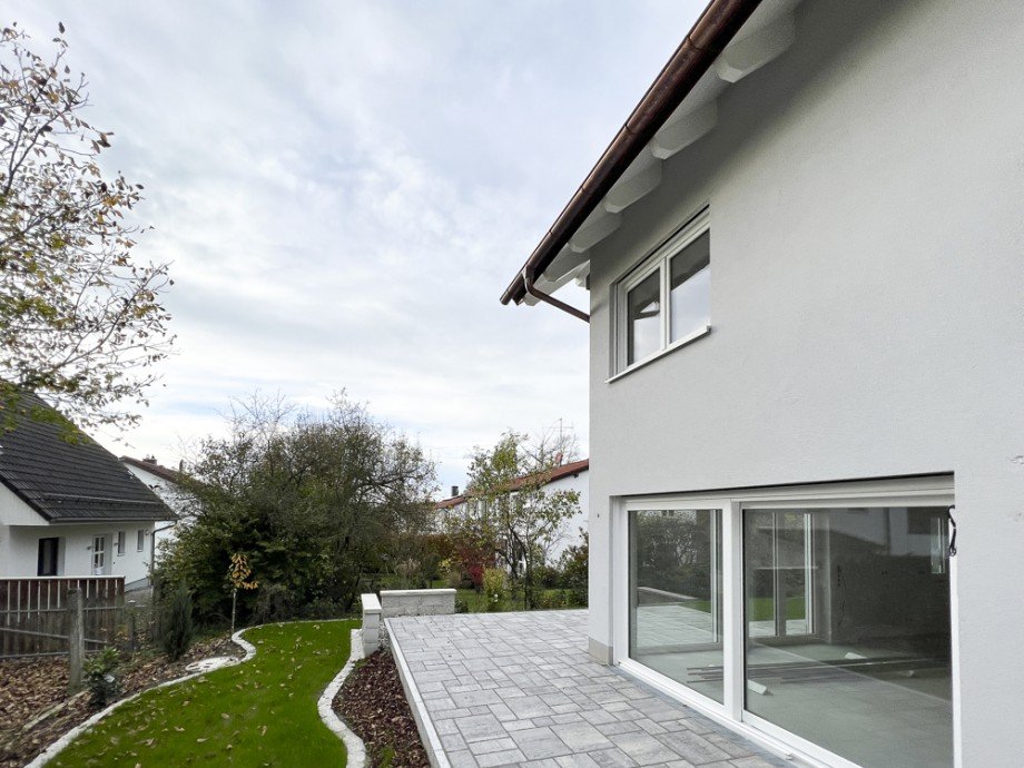 Terrasse Doppelhaush�lfte Gilching / Geisenbrunn
