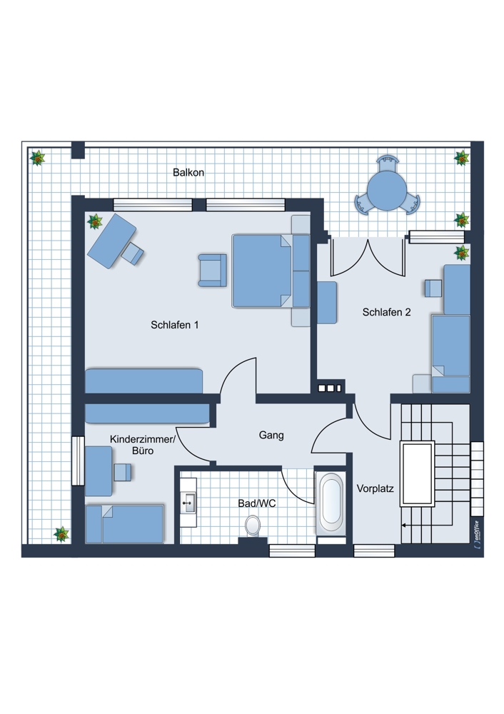 Obergeschoss Einfamilienhaus Gilching