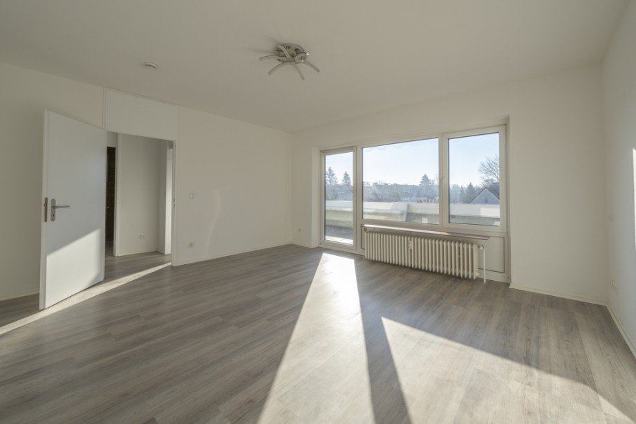 Wohnzimmer Dachgeschosswohnung Gr�benzell