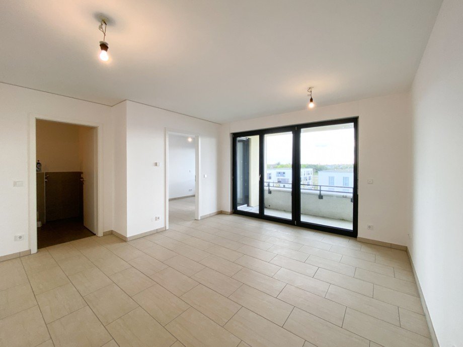 Wohnzimmer Dachgeschosswohnung M�nchen / Riem