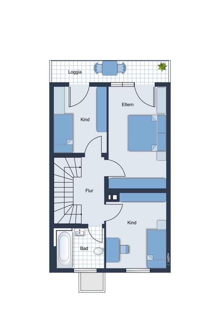 Obergeschoss Reiheneckhaus Olching