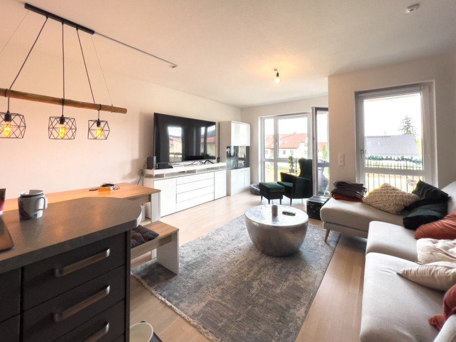 Wohnzimmer Etagenwohnung Germering